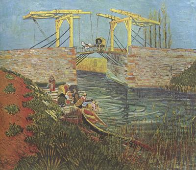 Vincent Van Gogh The Langlois Bridge at Arles (nn04 Sweden oil painting art